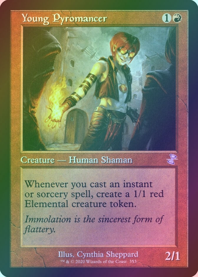Young Pyromancer (TSR) (353) / Foil