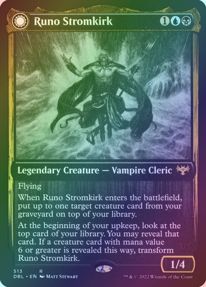 Runo Stromkirk // Krothuss, Lord of the Deep (DBL) (513) / Foil