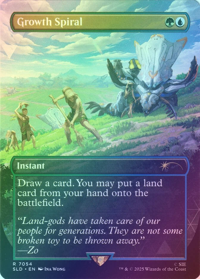Growth Spiral (SLD) (7054) / Borderless / Foil