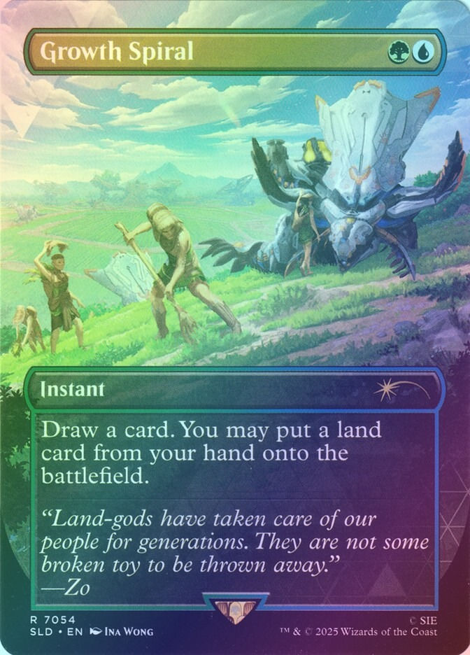 Growth Spiral (SLD) (7054) / Borderless / Foil