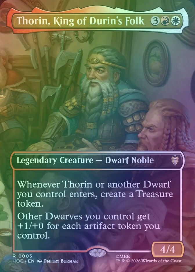 Thorin, King of Durin's Folk (HOC) (3) / Foil