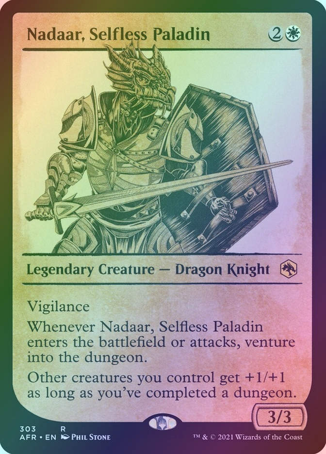 Nadaar, Selfless Paladin (AFR) (303) / Showcase / Foil