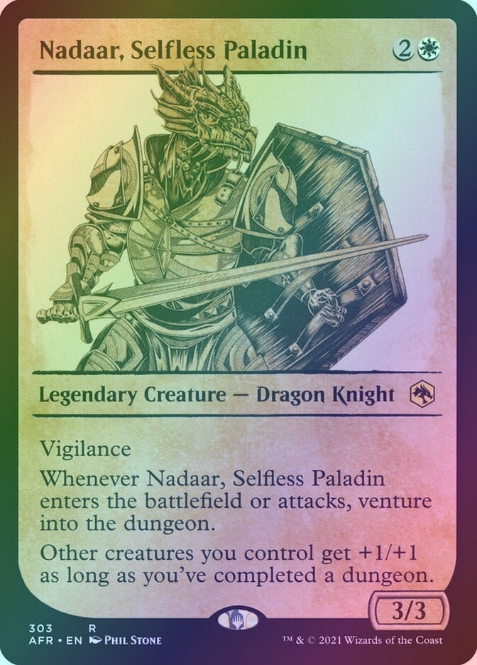 Nadaar, Selfless Paladin (AFR) (303) / Showcase / Foil