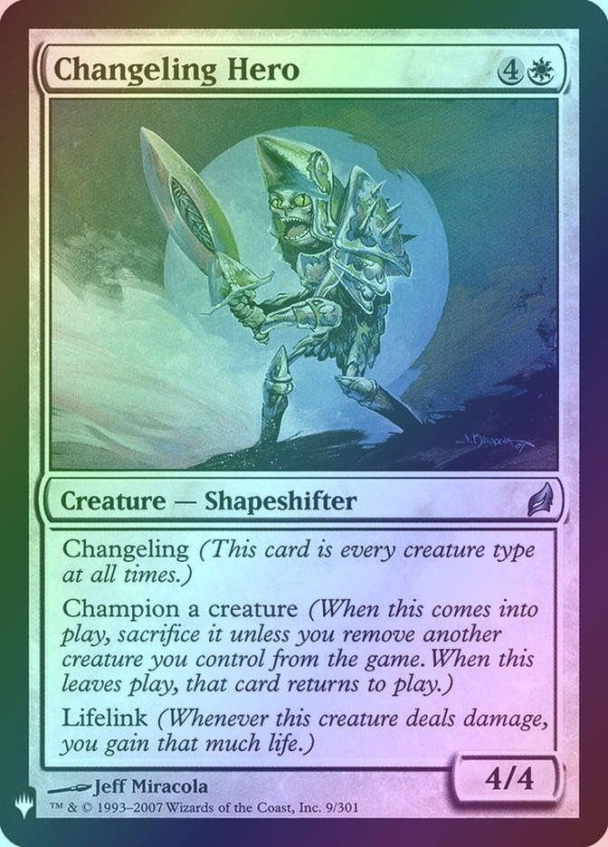 Changeling Hero (PLST) (LRW-9) / Foil