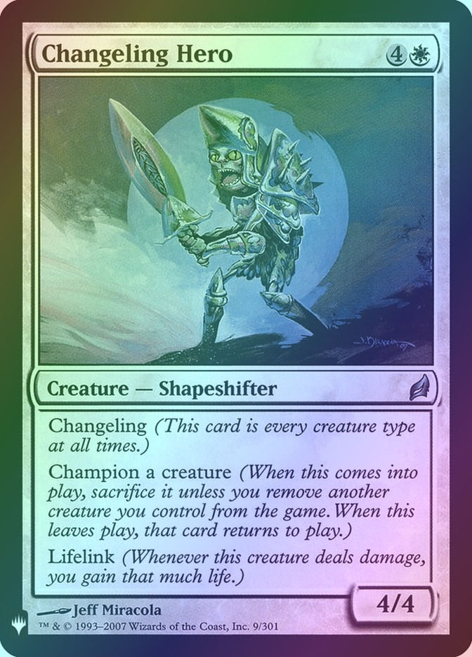 Changeling Hero (PLST) (LRW-9) / Foil