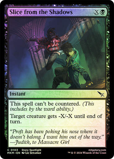 Slice from the Shadows (mkm) (103) / Foil