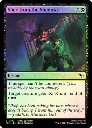 Slice from the Shadows (mkm) (103) / Foil