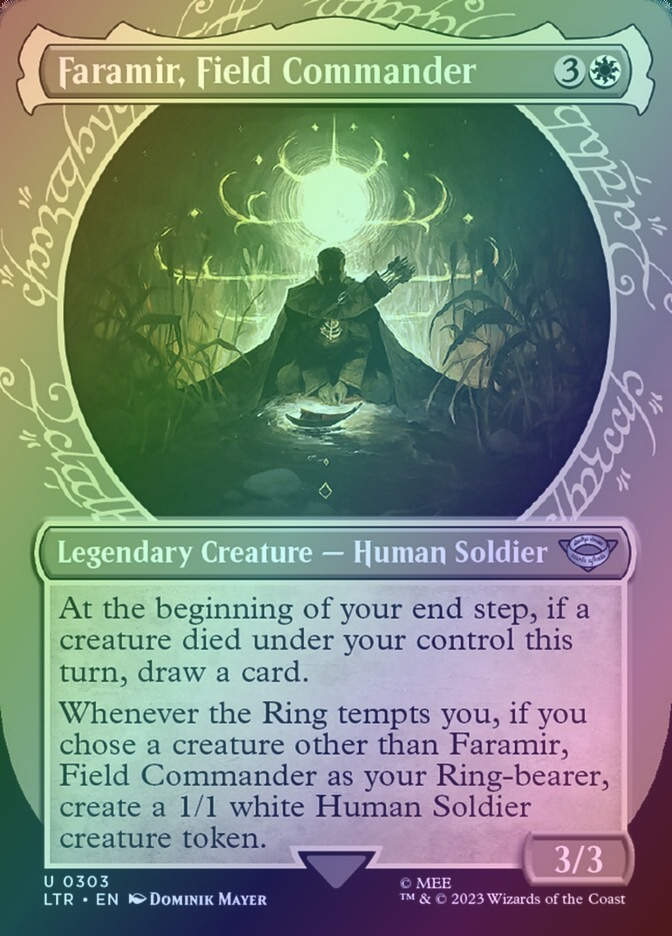 Faramir, Field Commander (LTR) (303) / Borderless / Showcase / Foil