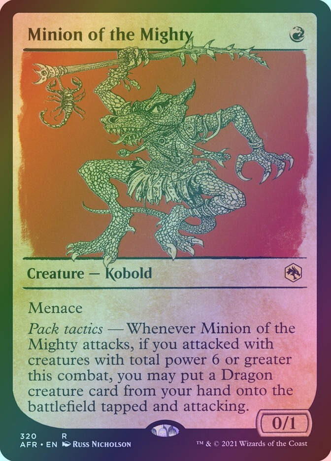 Minion of the Mighty (AFR) (320) / Showcase / Foil