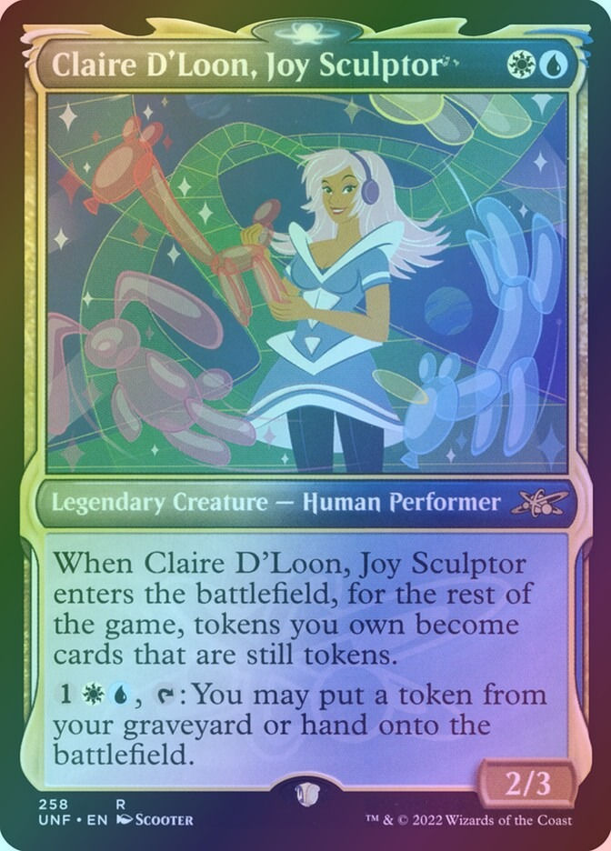 Claire D'Loon, Joy Sculptor (UNF) (258) / Showcase / Foil