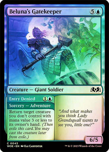 Beluna's Gatekeeper // Entry Denied (woe) / Foil