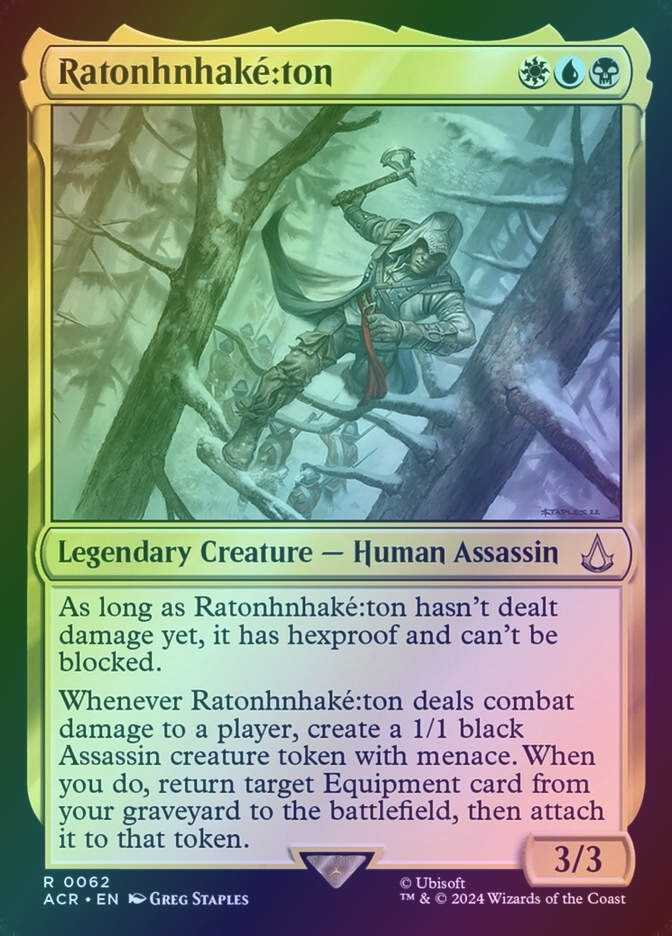 Ratonhnhaké꞉ton (ACR) (62) / Foil