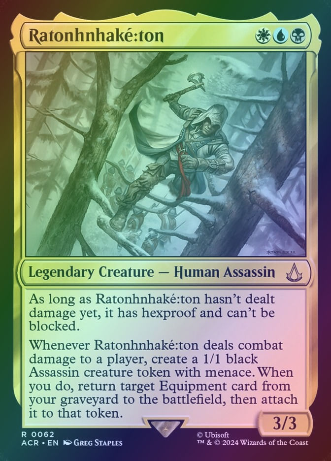 Ratonhnhaké꞉ton (ACR) (62) / Foil