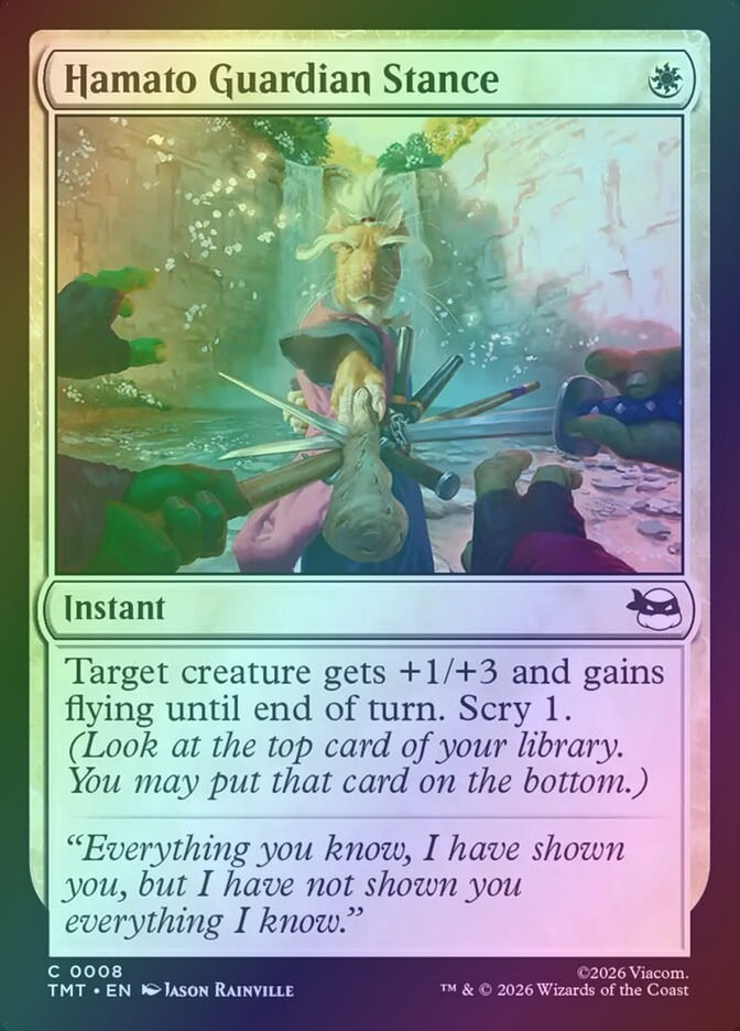 Hamato Guardian Stance (TMT) (8) / Foil