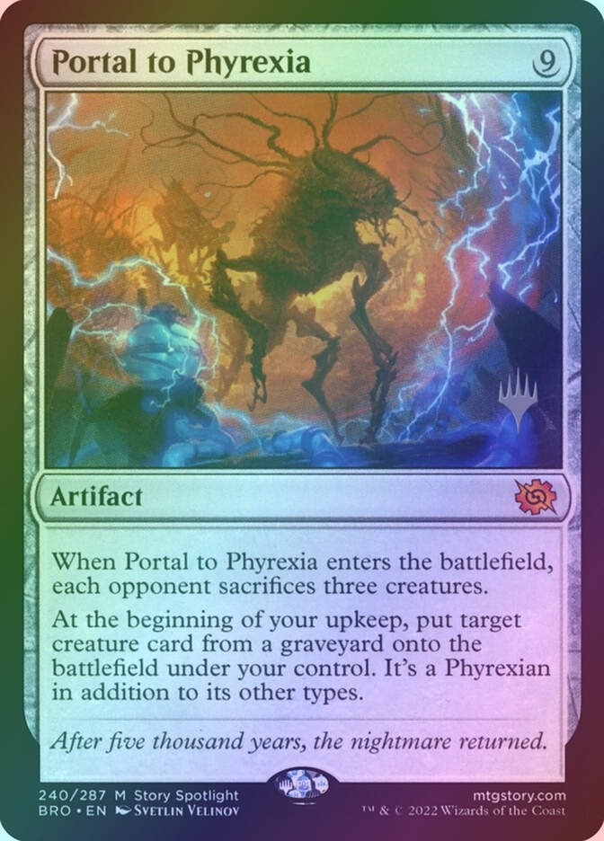 Portal to Phyrexia (PBRO) (240p) / Foil