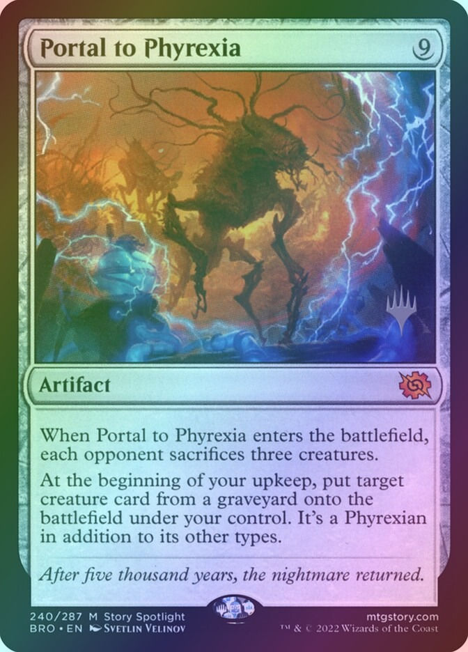 Portal to Phyrexia (PBRO) (240p) / Foil