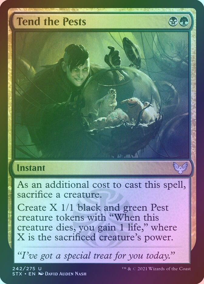 Tend the Pests (STX) (242) / Foil