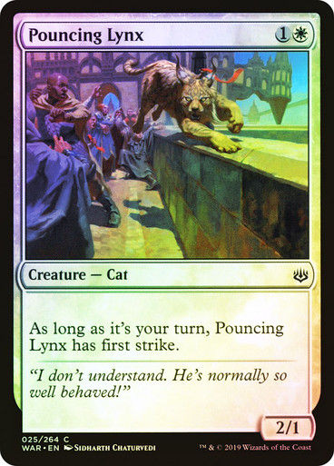 Pouncing Lynx (WAR) (25) / Foil