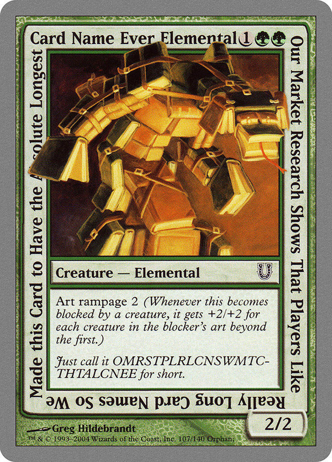 Our Market Research Shows That Players Like Really Long Card Names… (unh)