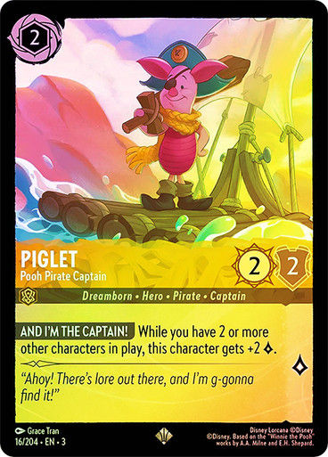 Piglet - Pooh Pirate Captain (LOR_ITI) / Foil