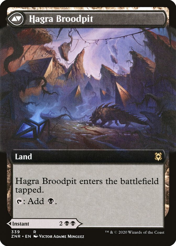 Hagra Mauling // Hagra Broodpit (ZNR) (339) / Extended Art — cara 2 de 2