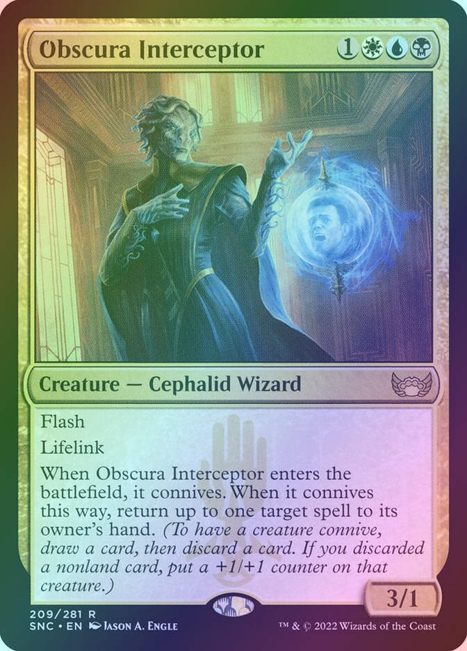 Obscura Interceptor (SNC) (209) / Foil