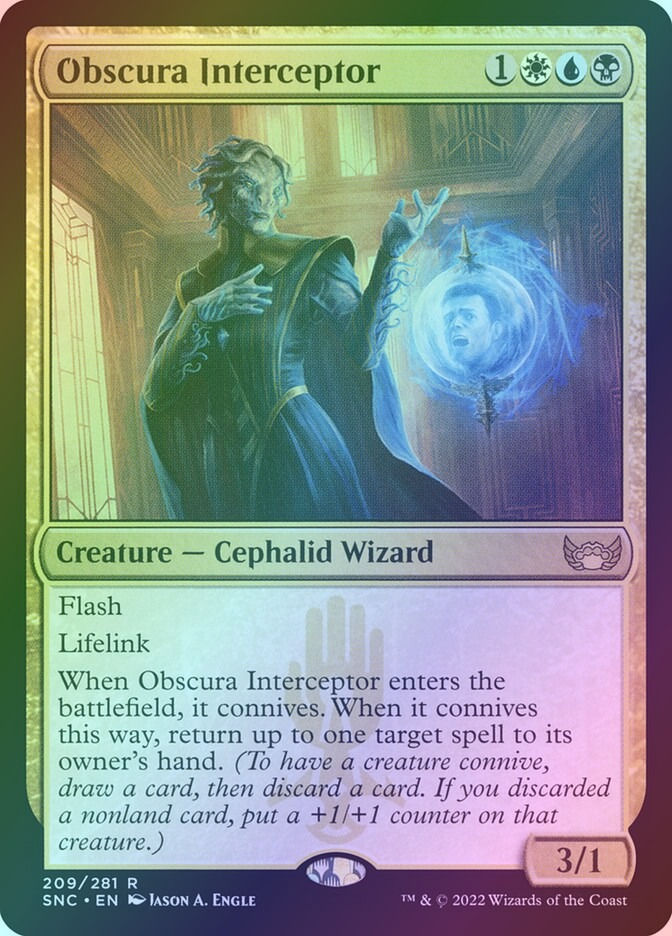 Obscura Interceptor (SNC) (209) / Foil