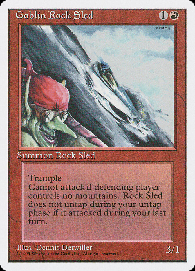 Goblin Rock Sled (4ED) (199)