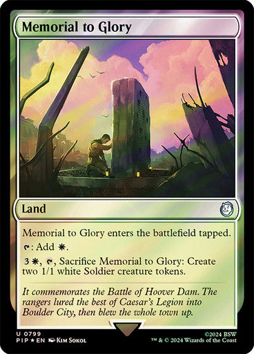 Memorial to Glory (pip) (799) / Surge Foil