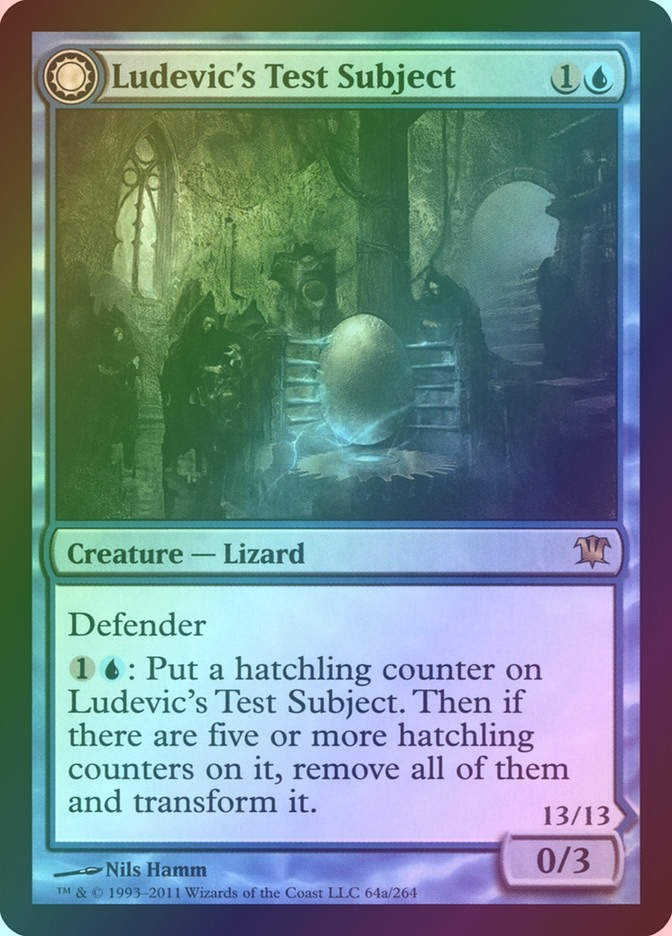 Ludevic's Test Subject // Ludevic's Abomination (ISD) (64) / Foil