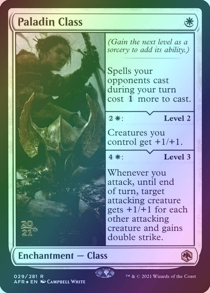 Paladin Class (PAFR) (29s) / Foil
