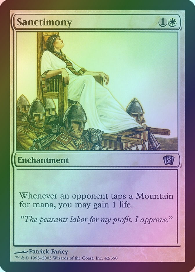 Sanctimony (8ED) (42★) / Foil