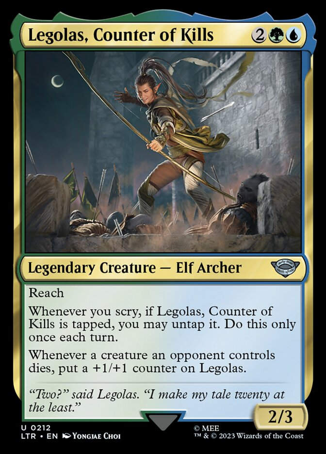 Legolas, Counter of Kills (LTR) (212)