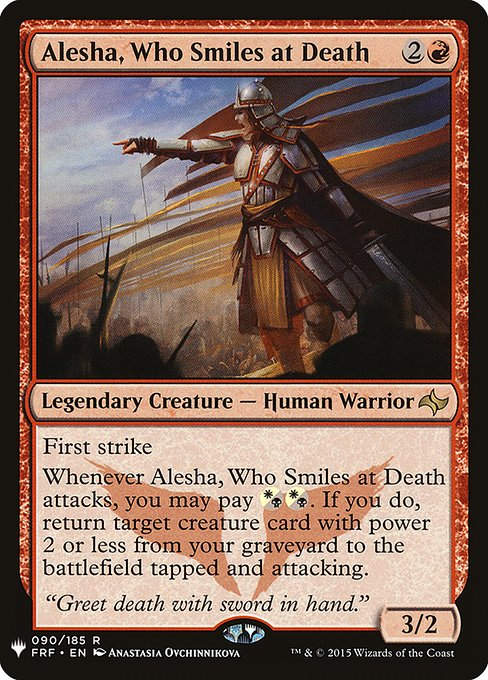 Alesha, Who Smiles at Death (PLST) (FRF-90)