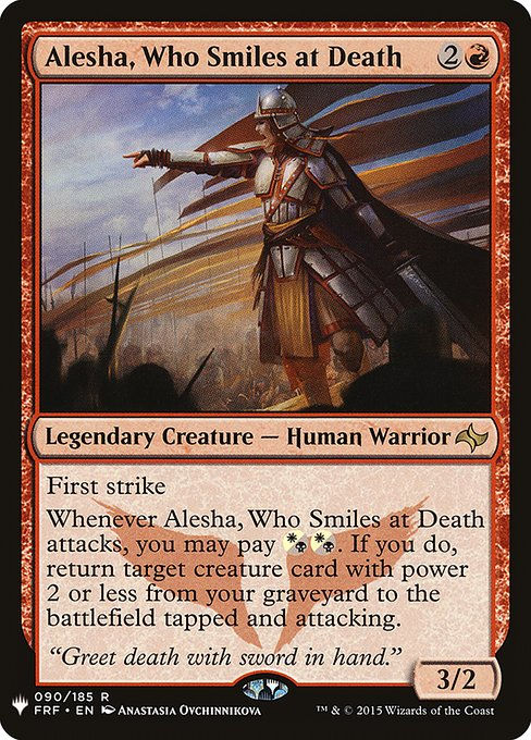 Alesha, Who Smiles at Death (PLST) (FRF-90)
