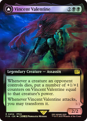 Vincent Valentine // Galian Beast (FIN) (454) / Extended Art / Foil