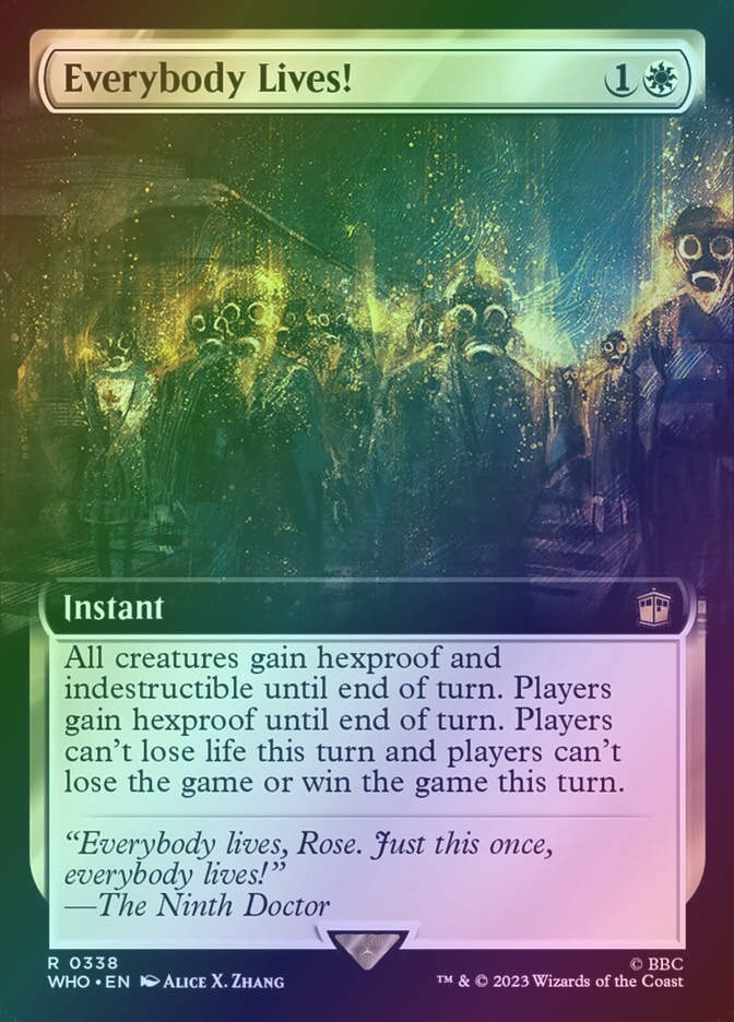 Everybody Lives! (WHO) (338) / Extended Art / Foil