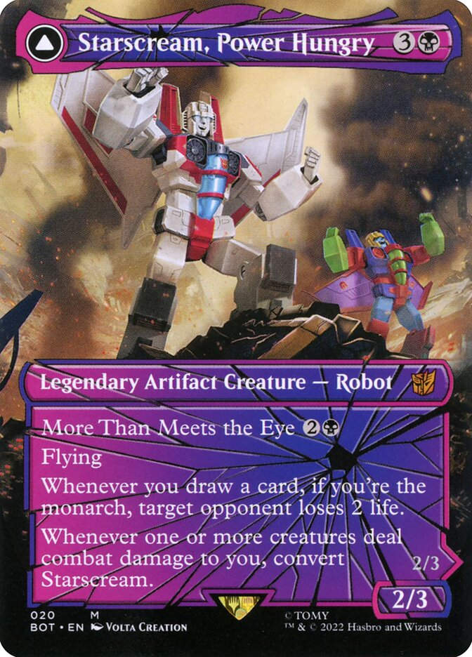 Starscream, Power Hungry // Starscream, Seeker Leader (BOT) (20)