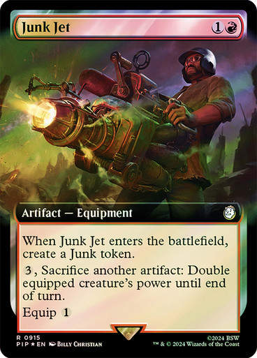 Junk Jet (pip) (915) / Extended Surge Foil
