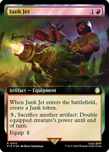 Junk Jet (pip) (915) / Extended Surge Foil