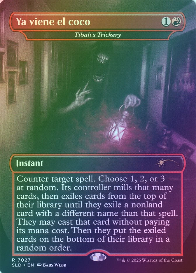 Tibalt's Trickery (SLD) (7027) / Borderless / Foil