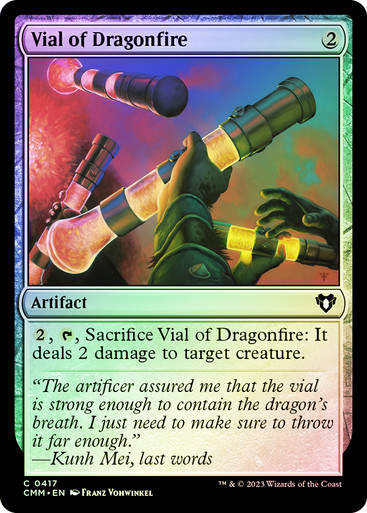 Vial of Dragonfire (cmm) / Foil