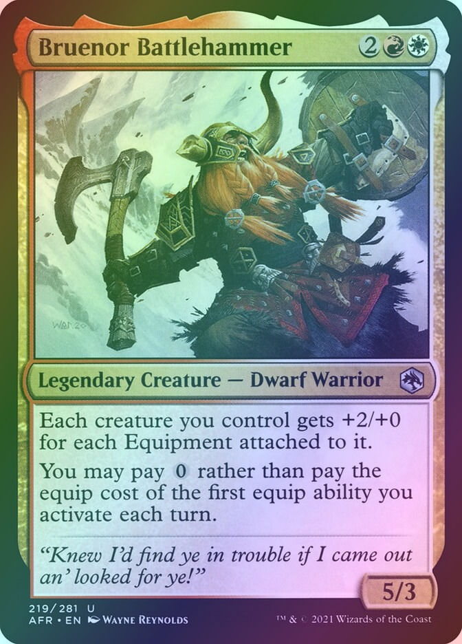 Bruenor Battlehammer (AFR) (219) / Foil
