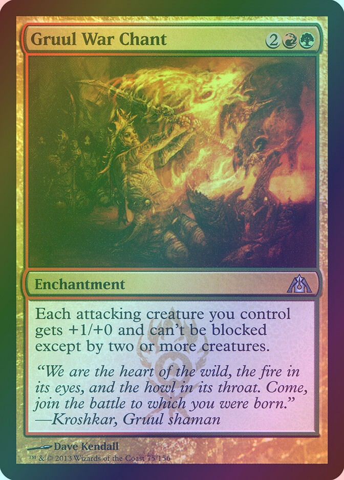 Gruul War Chant (DGM) (75) / Foil