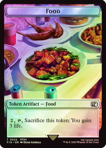 Food // Hero Token T05 (TFIN) / Foil — cara 1 de 2