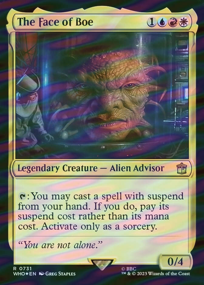 The Face of Boe (WHO) (731) / Surge Foil