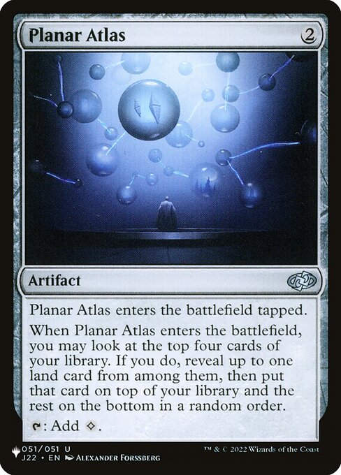 Planar Atlas (PLST) (J22-51)