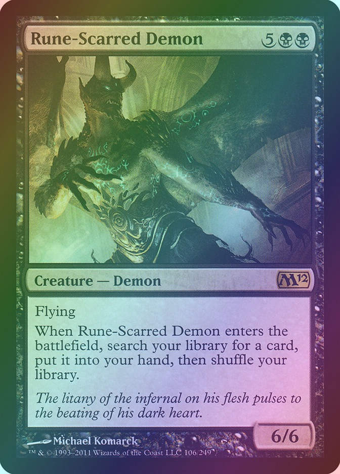 Rune-Scarred Demon (M12) (106) / Foil