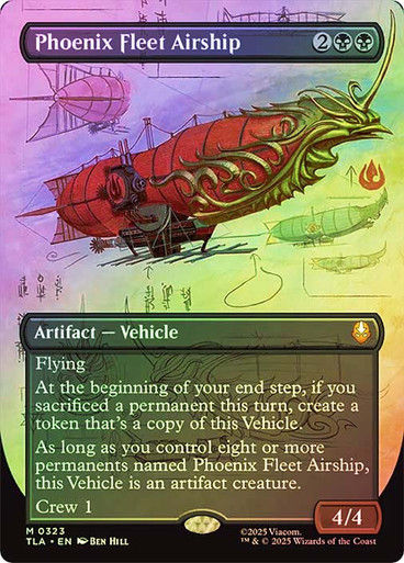 Phoenix Fleet Airship (TLA) (323) / Borderless / Foil
