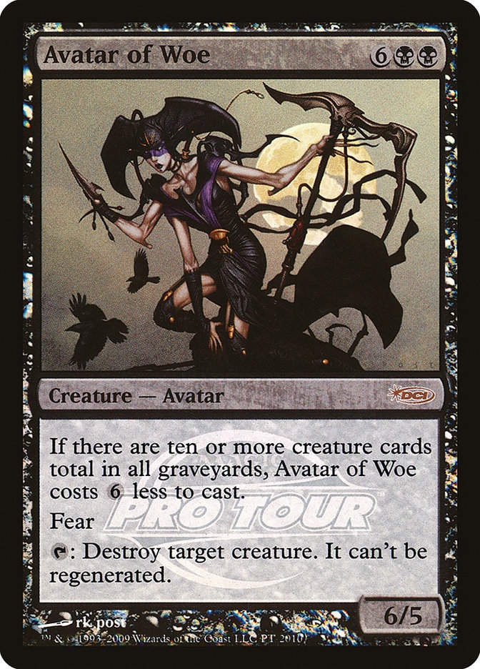 Avatar of Woe (ppro) / Pro Tour Foil